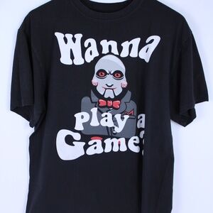 0309-Brooklyn Vertical Horror Movie Graphic Tee | Size L